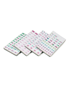 Tuiles de Mahjong en Acrylique Vert de Luxe Personnalisées, Style Américain, Durables et Résistantes à l'Eau, Cadeau Idéal pour Singapour, le Japon et la Malaisie - Product Image 3
