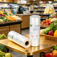 Film en rouleau transparent personnalisé à prix d'usine pour emballage de fruits frais et légumes, idéal pour les aliments