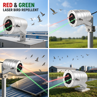 Répulsif et dissuasif laser anti-oiseaux Red and Green Waypoints pour aéroports, fermes, vignobles - Résistant aux intempéries et pour entrepôts