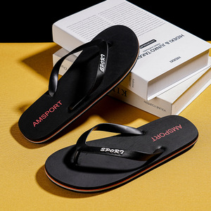 New Summer Men <b>Flip</b> <b>Flops</b> Simple Anti Slip Trendy Outdoor Clip Toe Beach Casual <b>Slippers</b> - Product Image 4