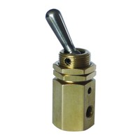 STNC G521-M5 5/2 Way M5 Port Compact Simple fonctionnement corps en laiton mécanique vanne à bascule manuelle pour systèmes pneumatiques