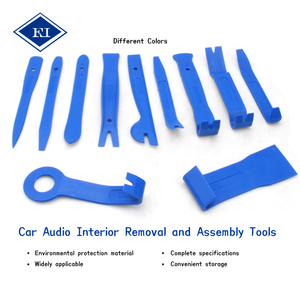 Fengjie – Kit de 19 outils de démontage de garnitures automobiles et pinces de retrait de clips, en nylon, pour tableau de bord, autoradio, panneaux de porte, vitres et éclairages de <span class=keywords><strong>voiture</strong></span> - Product Image 3