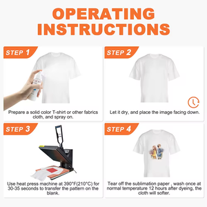 Goosam <span class=keywords><strong>UV</strong></span> kháng 100ml chai lạnh thăng hoa phun lớp phủ cho bông vải Polyester - Product Image 6