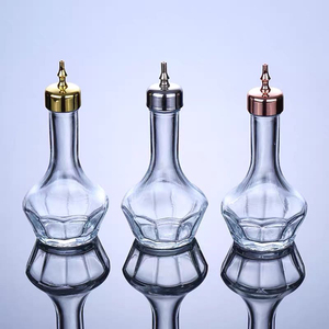 Botella de vidrio amarga cuadrada de cuello largo con tapa ABSINTHE Essence Medicinal Wine Barware Tool Bartender Kit para viaje - Product Image 2