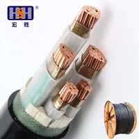 NH-YJV 3*70+2*35 Kupfer XLPE-isoliertes PVC-Mantel Flammhemmendes 0,6/1kV Niederspannungs-Stromkabel Unterirdisch ISO9001/CCC Stromkabel