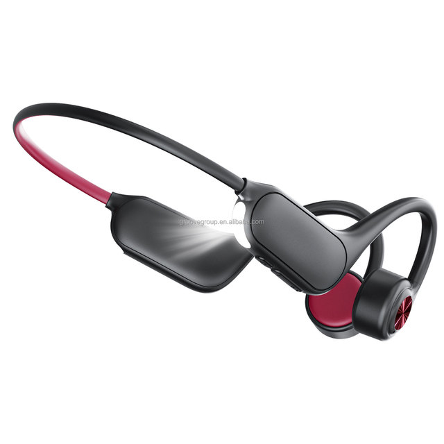 Open-Ear Wireless  Bone Conduction Sport Headphones - Sweat Resistant Wireless Earphones for Workouts and Running - Built-in Mic