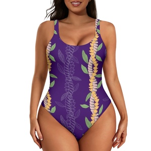 Personalizzazione popolare Mokihana stampa Lei on Demand costumi da bagno <span class=keywords><strong>taglie</strong></span> <span class=keywords><strong>forti</strong></span> <span class=keywords><strong>tuta</strong></span> removibile inguinale per le donne comode - Product Image 4