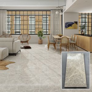 Azulejos de Porcelana Pulidos Brillantes para Interiores, 60x120 1200 X 600, para Sala de Estar, Precio Económico en Guangzhou - Product Image 1