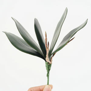 Plantes de décoration pour mariage, maison, hôtel, toucher réaliste, feuilles d'orchidée Phalaenopsis artificielles en EVA pour arrangements floraux haut de gamme - Product Image 2