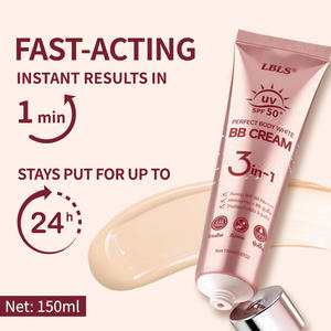 Crème <span class=keywords><strong>BB</strong></span> pour le corps SPF 50 PA+++ 3-en-1 éclaircissante hydratante et protectrice contre le soleil, prévient le bronzage pour les climats chauds d'Afrique, 150 ml - Product Image 2