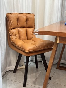 Bureau et chaise rotatifs en bois massif faits maison, confortables pour une longue assise, chaise d'ordinateur de style bois, fauteuil de chambre à coucher - Product Image 6