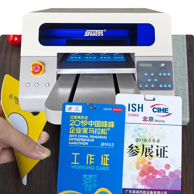 Multi-color Uv Printer Freely DIY Patterns Easy Operation A3 Uv Flatbed Printer