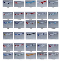 Modèle d'avion de passagers en alliage de 20 cm, fabrication sur mesure, faible MOQ, modèle d'avion moulé sous pression pour collection, cadeau d'affaires