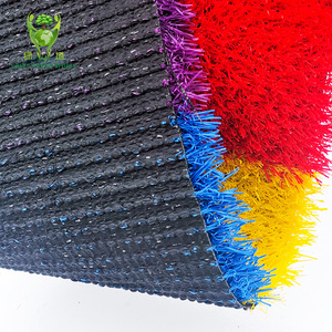Gazon artificiel coloré, piste arc-en-ciel pour usage intérieur/extérieur, terrain de jeu pour enfants en bas âge, <span class=keywords><strong>tapis</strong></span> en gazon synthétique pour le sport - Product Image 3