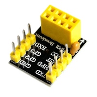 Adaptador de placa de pruebas, sin soldadura, ESP01/01S, ESP8266, ESP01, ESP0101S