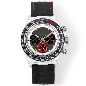 Reloj Cronógrafo Premium con Múltiples Subesferas y Correa de Lona Resistente para Uso Diario - Product Image 1