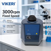 Agitador Orbital VIKERI MX-F de 3000 rpm, Mezclador de Laboratorio de Velocidad Fija, Diámetro Orbital de 4 mm, Mezcla de Alta Eficiencia para Tubos de Ensayo