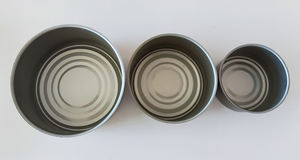 Boîte de conserve en métal de haute qualité en gros récipient alimentaire vide avec couvercle facile à ouvrir à l'intérieur peint en jaune pour chewing-gum et lait - Product Image 3