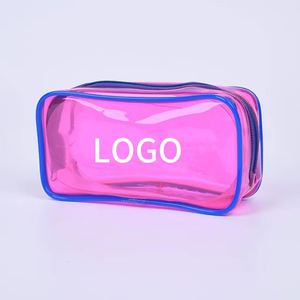 PVC <b>Transparent</b> 3D Cosmetic Storage <b>Bag</b> with Boning, <b>Makeup</b> <b>Bag</b>, Portable Waterproof Toiletry <b>Bag</b> - Product Image 2
