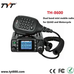 Mini-récepteur TYT TH-8600 25W puissant mobile bi-bande radio voiture mini radio