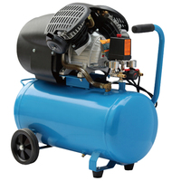 Compresseur d'air à piston à entraînement direct YiBang 900W 50L/min 8bar 8L, réservoir 8L, 220V 50HZ, portable, refroidi par air, pour usage en construction