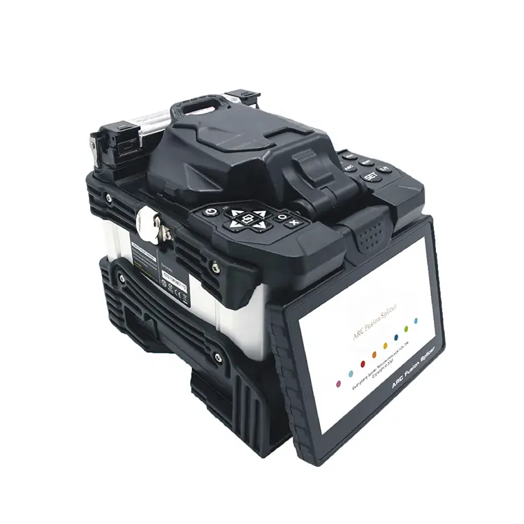 Ftth Fttx Equipment Automatic Intelligent FST-V9 High Precise 6 Motors Backbone Fusion Splicer