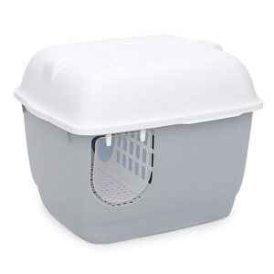 <b>Cat</b> <b>Litter</b> Box 57.5*44*44CM Rectangle Closed Type PP Material For Adult <b>Cat</b> - Product Image 3
