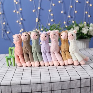 Porte-clés, adorable petite poupée, accessoire pour sac, sac à dos féminin, grand pendentif, alpaga réaliste en peluche, <span class=keywords><strong>jouet</strong></span> en peluche - Product Image 2