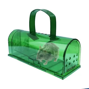 Amazon 2024 Bestseller Plastic Herbruikbare Humane Muis Vangen Box House Trap Rat Kooivallen