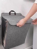 Panier à linge suspendu multifonctionnel Cedar Space, panier à linge, organisateur de jouets, sacs de rangement en polyester, pliable, moderne