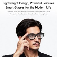 Nouvelles lunettes intelligentes IA avec caméra, fonction de prise de vue, traduction, réalité augmentée, musique et vidéo – Lunettes de soleil connectées