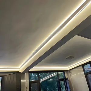 Profil d'<span class=keywords><strong>angle</strong></span> en aluminium T5 pour corniche <span class=keywords><strong>LED</strong></span> linéaire avec services de découpe et de soudure – Éclairage décoratif - Product Image 1