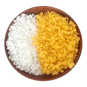 Vender amarelo cera grânulos branco cera de abelha grânulos vela matérias-primas DIY cera de abelha grânulos