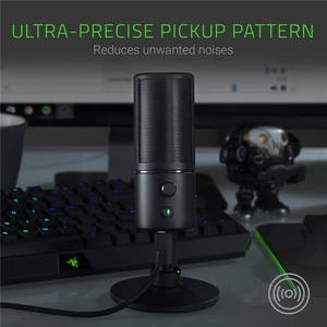 Razer Seiren X Magic Studio <b>Microphone</b> Pink l Game Live USB Recording <b>Condenser</b> Game <b>Microphone</b> - Product Image 4