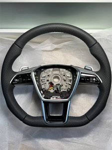 Volant en fibre de carbone pour <span class=keywords><strong>Audi</strong></span> 8Y 8P 8V B8 B9 TTS A4 B8.5 A5 <span class=keywords><strong>A6</strong></span> C6 C7 C8 4F A7 A8 Q3 Q5 S3 8V S4 S5 Rs3 Rs4 Rs5 Rs7 Tt 8J - Product Image 6