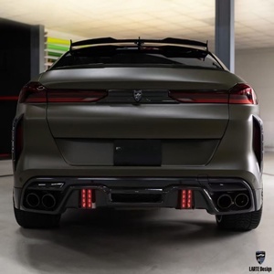 2019 + per <span class=keywords><strong>BMW</strong></span> X6M F96 LD stile diffusore posteriore in fibra di carbonio nuovo diffusore di luci a labbro posteriore Splitter Kit corpo Spoiler per <span class=keywords><strong>BMW</strong></span> X6M - Product Image 6