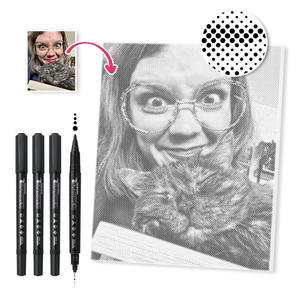 Dipinto a Punti Personalizzato Fai-da-Te con Mappa, Penna per Decompressione Manuale, Pittura a Punti - Product Image 2