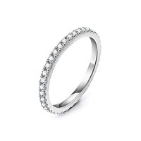 Bagues de fiançailles professionnelles en or blanc plaqué argent 14K/18K, serties de diamants carrés HPHT cultivés en laboratoire, certifiées IGI