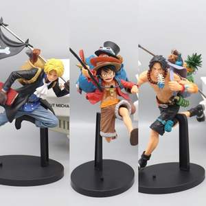Hete Verkoop Drie Broers Anime Actie Figuur-Luffy Aas Sabo Pvc Figuren Harscollectie Nieuwe Staat Odm Voor Verjaardagscadeaus - Product Image 3