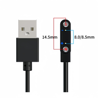 Câble de charge et de données magnétique universel personnalisable pour montre connectée 2, 4 ou 5 broches, et téléphone enfant