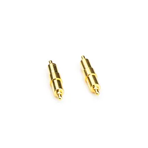 Customize 1mm 2mm 2.4mm 3mm 4mm 5mm 6mm 7mm 8mm 10mm 12mm Pogo Pin Charging Thimble Large gold-plated brass smd pogo pin