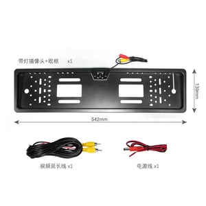 Marco <span class=keywords><strong>de</strong></span> matrícula <span class=keywords><strong>de</strong></span> coche europeo, cámara <span class=keywords><strong>de</strong></span> visión trasera <span class=keywords><strong>de</strong></span> marcha atrás automática, LED, Universal, CCD, visión nocturna, novedad <span class=keywords><strong>de</strong></span> <span class=keywords><strong>2022</strong></span> - Product Image 6