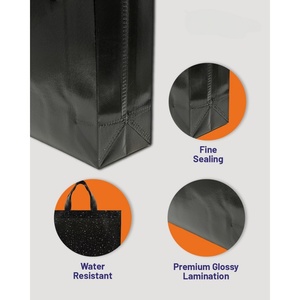 Promotional Reusable Foldable Custom Screen Pictures Printing High Quality Cheap Supermarket Colour Non Woven Shopping <b>Bag</b> - Product Image 3