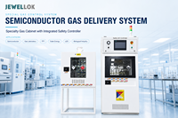 Système de distribution de gaz à double chambre automatique et étanche pour l'alimentation en gaz spécial dangereux pour l'industrie des semi-conducteurs