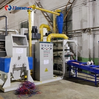 Machine granulatrice de cuivre à fonctionnement stable pour la séparation des fils mélangés usagés, avec une production de cuivre de haute pureté, pour usine de recyclage