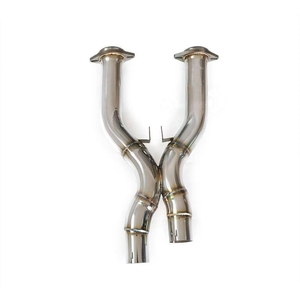 Sistema di Scarico Mid-pipe ad Alte Prestazioni per Ferrari <span class=keywords><strong>Enzo</strong></span> 6.0l 2002- in Acciaio Inox con Tubo a X per Upgrade Racing - Product Image 1