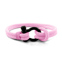 Bracelet perlé en alliage de style occidental minimaliste rétro avec fermoir fer à cheval, cadeau unisexe pour couple, bijoux vintage tendance