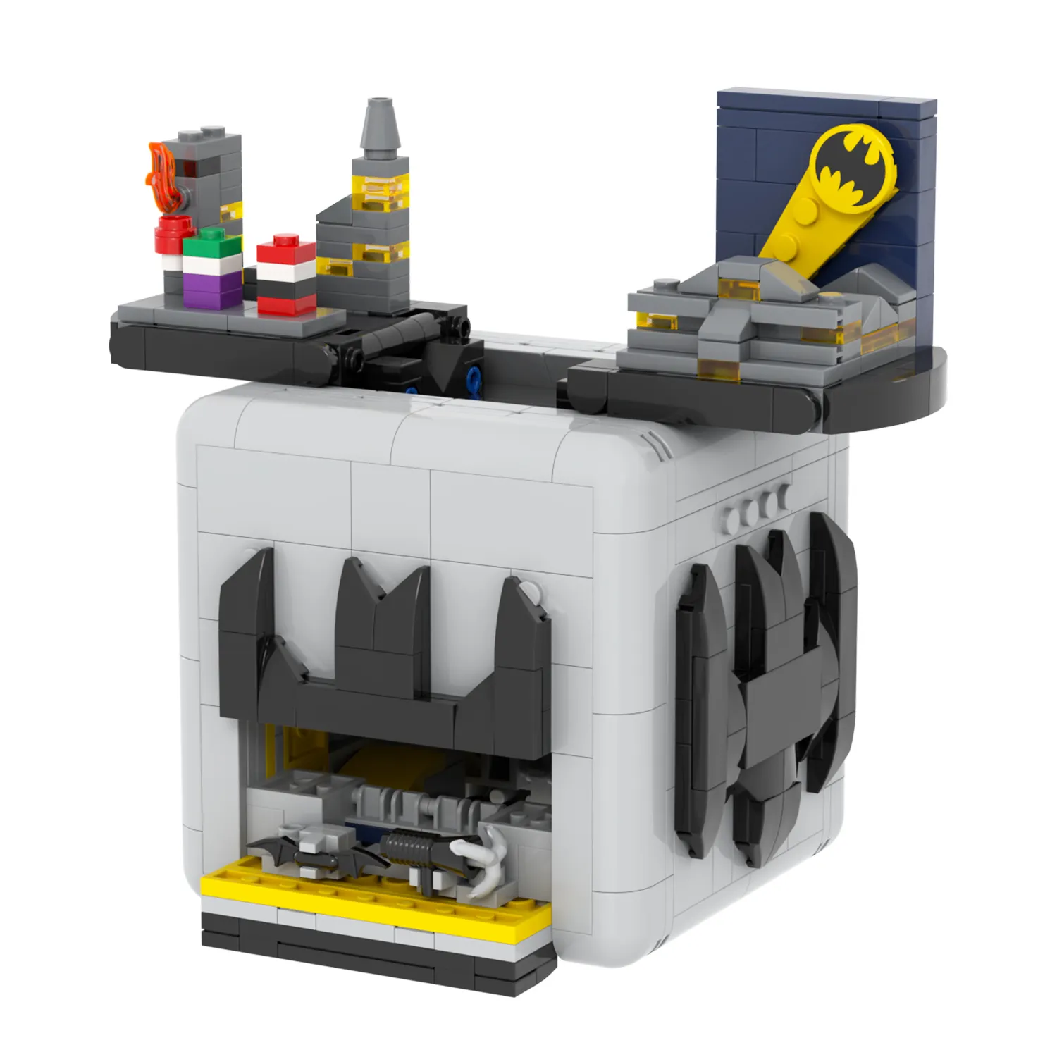 Hot Super hero Bat-man set di blocchi di costruzione scatola in continua evoluzione per giocattoli puzzle modello bambino 634 pezzi
