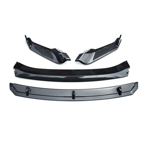 Welta Spoiler avant inférieur noir brillant en ABS haute résistance, déflecteur d'air, séparateur avant, kit carrosserie pour VW <span class=keywords><strong>Tiguan</strong></span> L R-Line 2022 - Product Image 3
