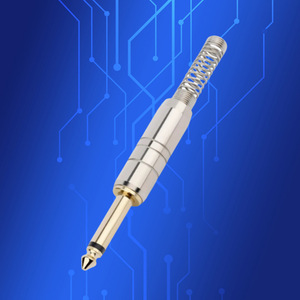 ปลั๊กเสียงโมโน 6.35 มม. ชุบทอง แบบเชื่อมต่อสำหรับไมโครโฟน - Product Image 3